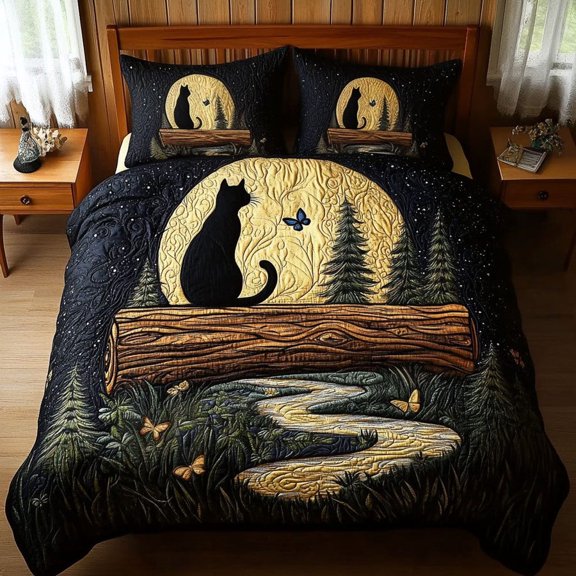 Twilight Stalker 3-Piece Quilted Bedding Set BTO1310565