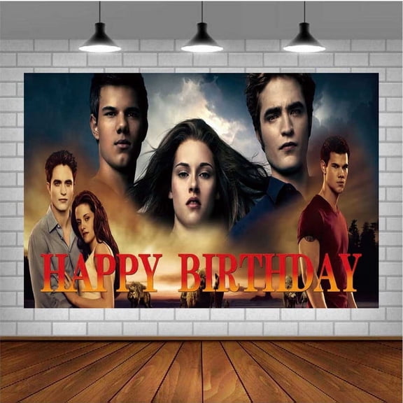 Twilight Backdrop Party Supplies Wall Decor Banner Poster Birthday Decorations Background for Photography Taspestry
