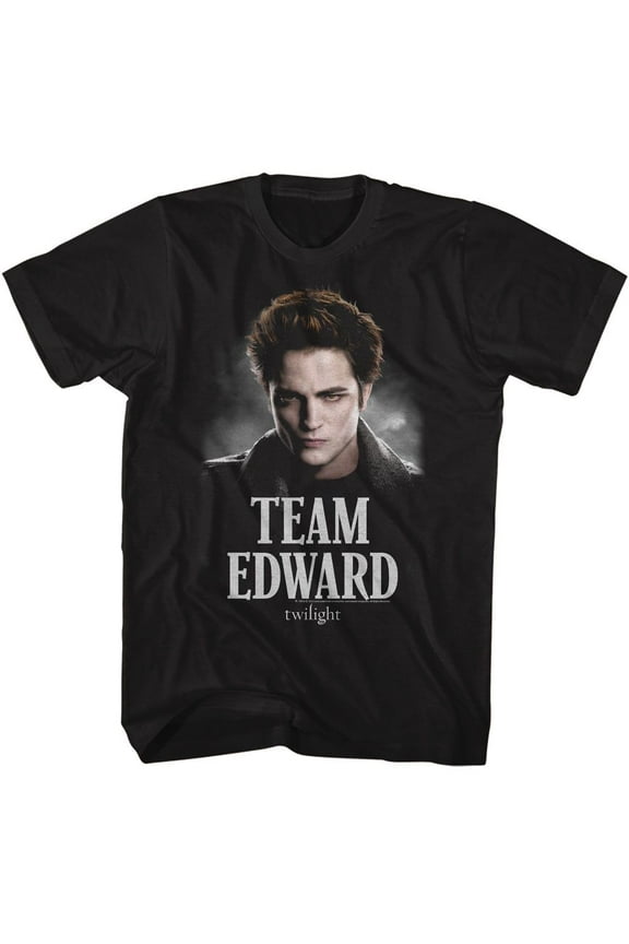 Twilight Team Edward Black Adult T-Shirt