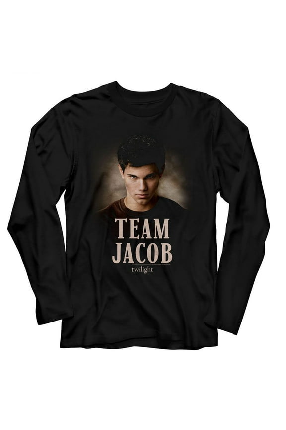 Twilight Team Jacob Black Adult Long Sleeve T-Shirt