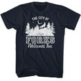thumbnail image 1 of Twilight The City Of Forks Navy Adult T-Shirt 3Xlt, 1 of 2