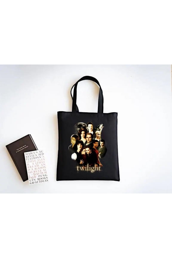 Twilight Tote Bag Retro 90s Tribute for Movie Series Lovers, a gift just for you