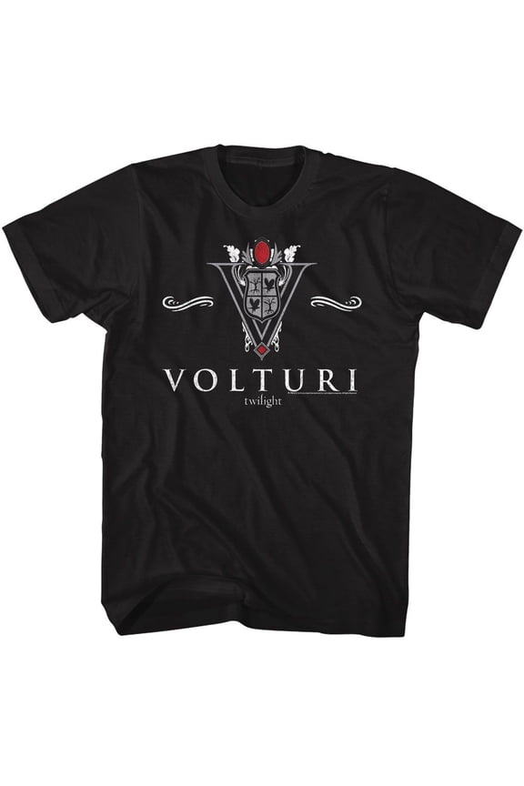 Twilight Volturi Collegiate Black Adult T-Shirt M