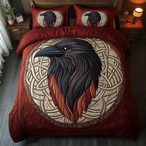 Twilight Watcher 3-Piece Quilted Bedding Set BTO1310633