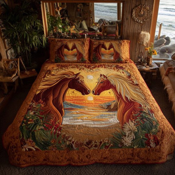 Twilight Wild Embrace 3-Piece Quilted Bedding Set BTO1310625