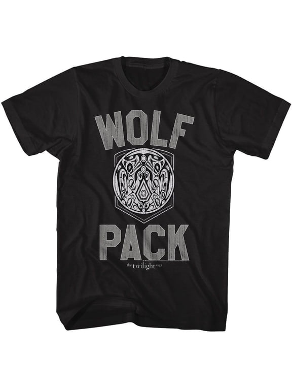 Twilight Wolf Pack Black Adult T-Shirt Xlt