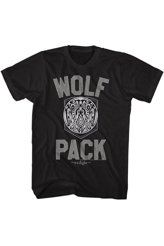 Twilight Wolf Pack Black Adult T-Shirt