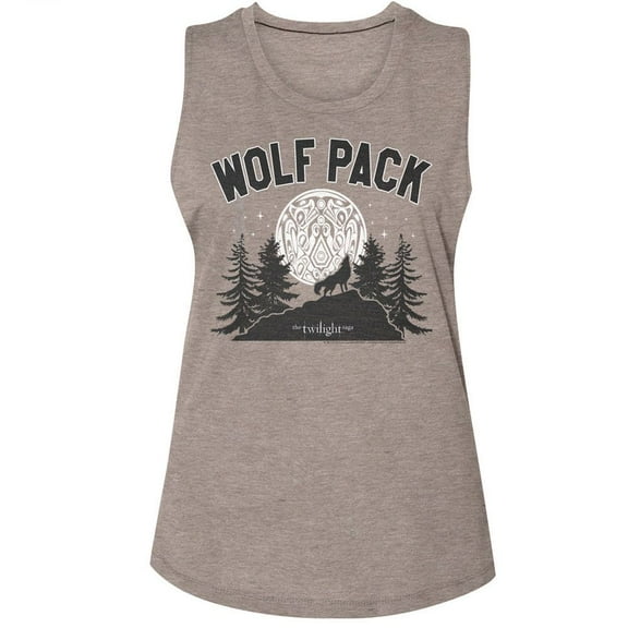 Twilight Wolf Pack Moon Ash Women's Muscle Tank Top T-Shirt