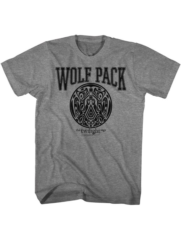 Twilight Wolf Pack Varsity Graphite Heather Adult T-Shirt