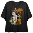 thumbnail image 1 of Twilight Zone Another Dimension Art Crew Neck Short Sleeve Women's Black Crop Top-XS, 1 of 7