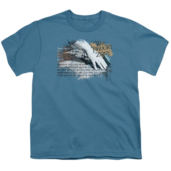 Twilight Zone Henry Bemis Youth 18/1 T-Shirt Slate