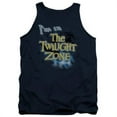 thumbnail image 1 of Twilight Zone-I Am In The Twilight Zone - Adult Tank Top - Navy- Extra Large, 1 of 1