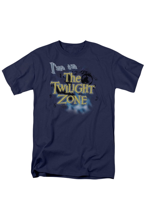 Twilight Zone Men's I'm In The Twilight Zone T-shirt Medium Navy