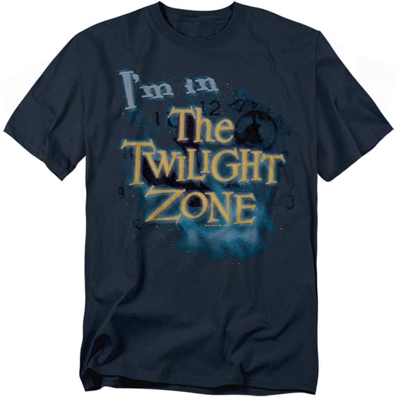 Twilight Zone Men's I'm In The Twilight Zone T-shirt Large Navy