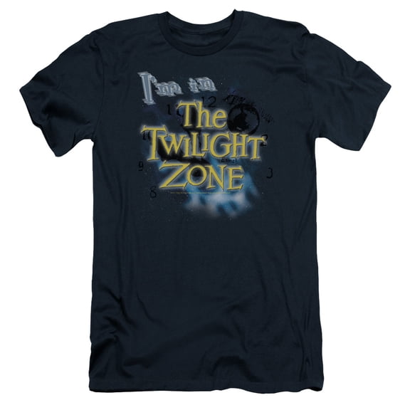 Twilight Zone Im In The Twilight Zone Adult 30/1 T-Shirt Navy