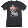 thumbnail image 1 of Twilight Zone Kanamits Diner Adult 30/1 T-Shirt Charcoal, 1 of 1