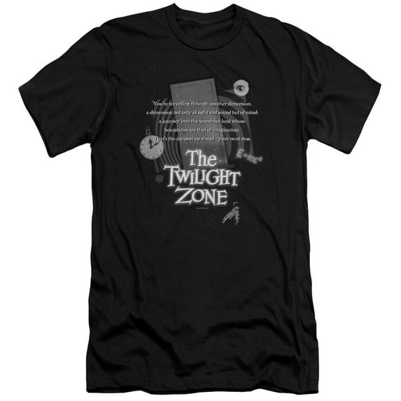 Twilight Zone - Monologue - Premium Slim Fit Short Sleeve Shirt - Medium