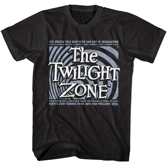 Twilight Zone Opening Narration Men's T Shirt (Black, Big&Tall3XLT)