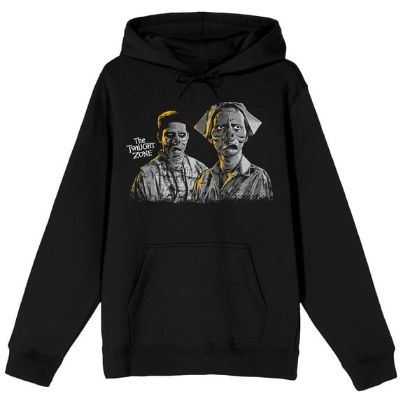 Twilight Zone Pig Face Nurse Unisex Adult Black Hoodie-3XL