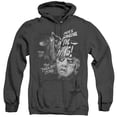 thumbnail image 1 of Twilight Zone Someone On The Wing Adult Heather Hoodie Sweatshirt Black, 1 of 1