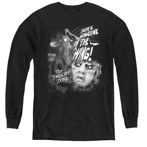Twilight Zone - Someone On The Wing - Youth Long Sleeve Shirt - Large