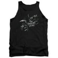 thumbnail image 1 of Twilight Zone Strange Faces Adult Tank Top Black, 1 of 1