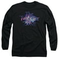thumbnail image 1 of Twilight Zone Twilight Galaxy Long Sleeve Adult 18/1 T-Shirt Black, 1 of 1