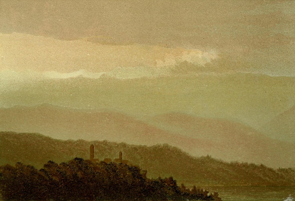 Twilight at Varese Italy Canvas Art - Helga Von Cramm (18 x 24)