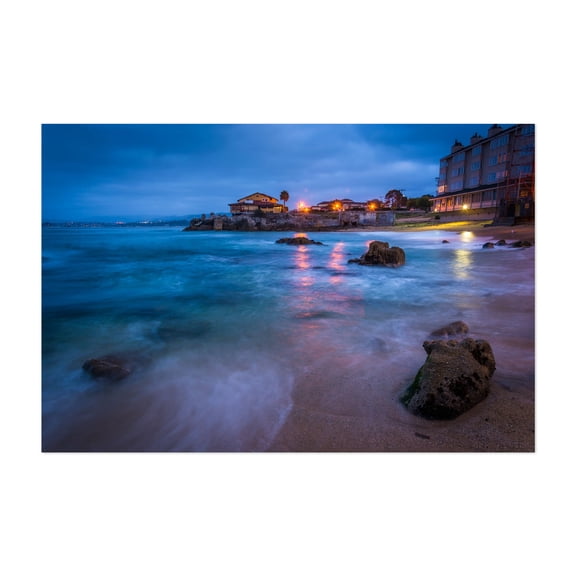 Twilight in Monterey - Monterey California Photography Unframed Wall Art Print 24 x 36 inches
