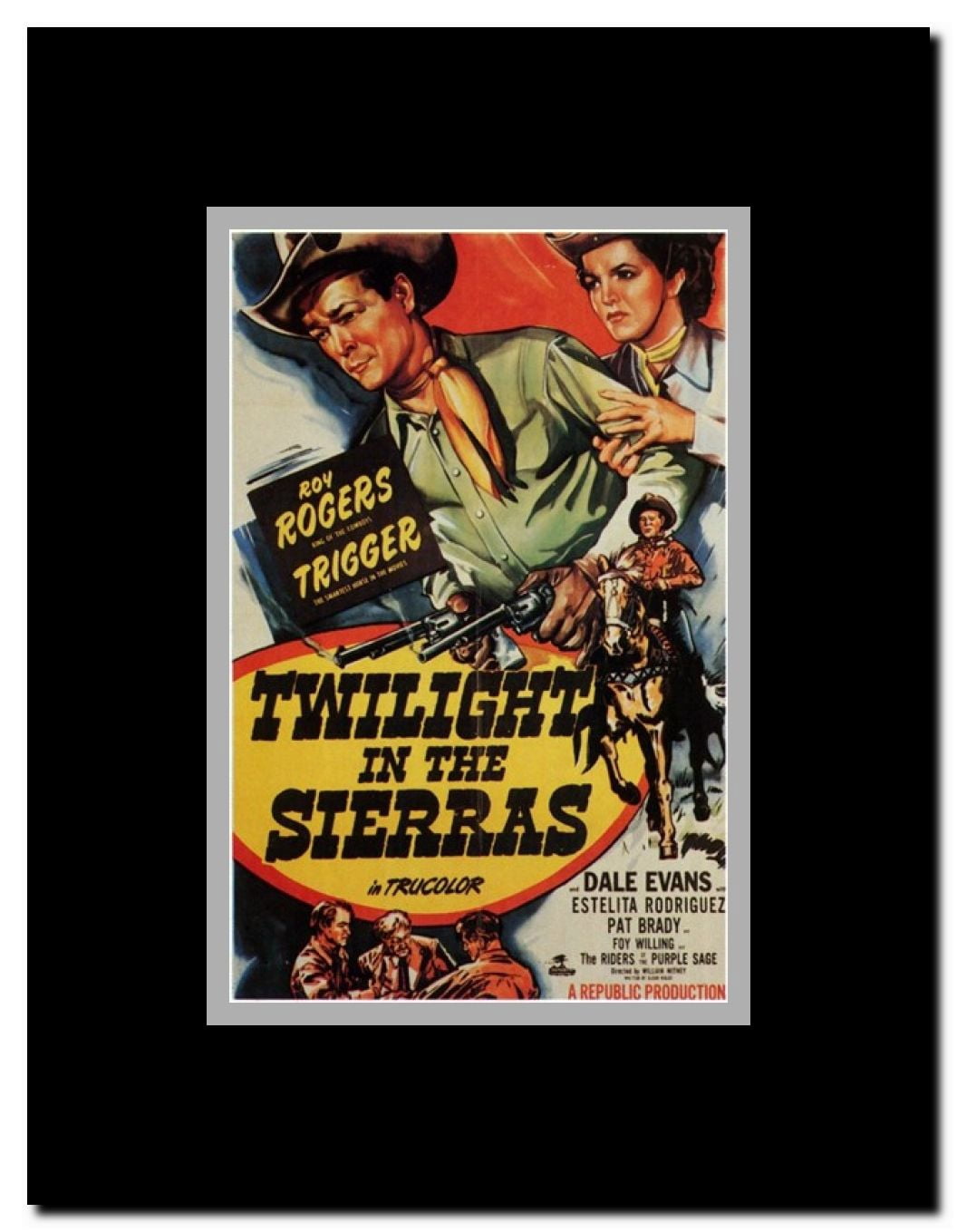 Twilight in the Sierras Framed Movie Poster