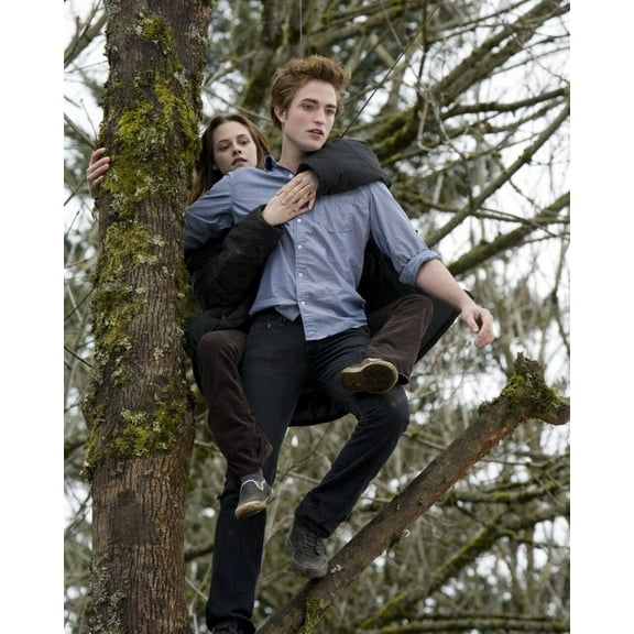 Twilight saga Kristen Stewart Robert Pattinson stand in tree 24x36 inch poster