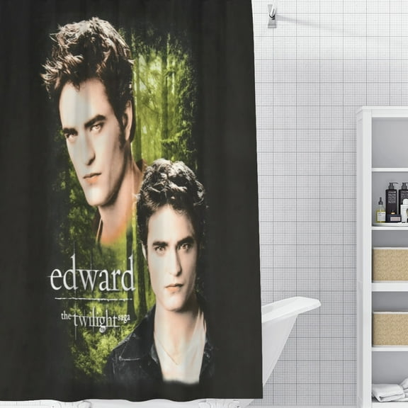 Twilight-theme Bathroom Shower Curtain Home Decor,Bath Curtains Durable Waterproof Bath Curtain , Adluts Girls Boys Bathroom Decor House Gifts 71x71inch180cmX180cm)