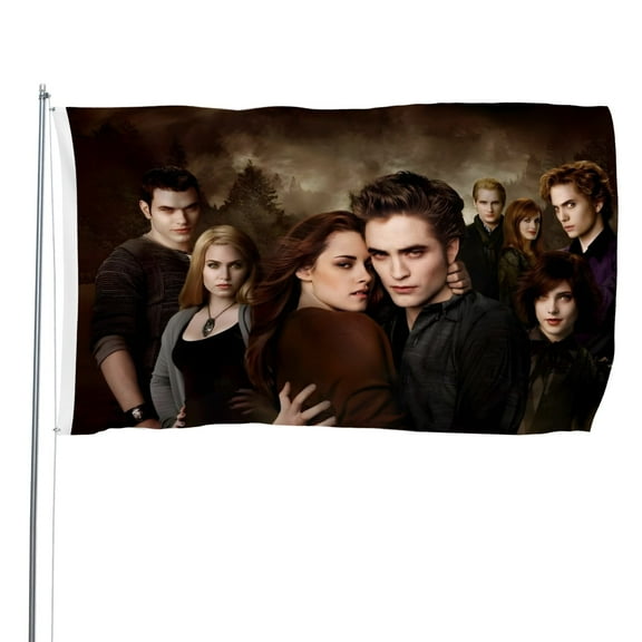 Twilight-themed Printed Flag Perfect gift for fans, friends, and family members, and suitable for indoor and outdoor activities, party decorations.48"x71" (120cm180cm)