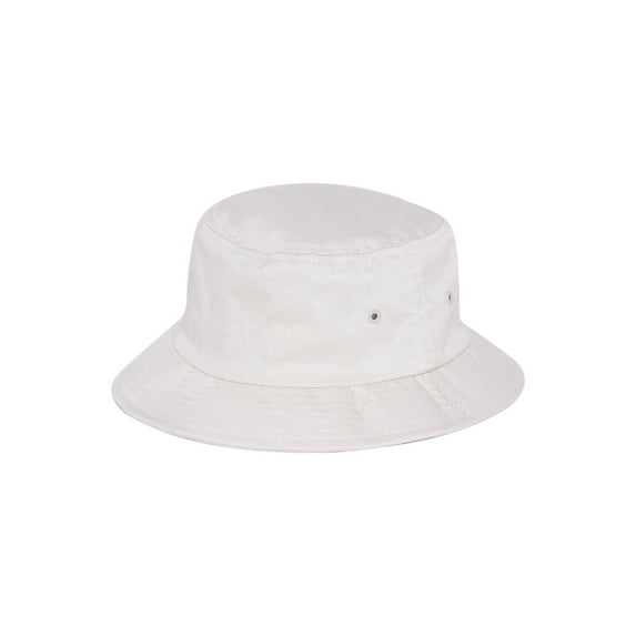 Twill Bucket Hat (Various Size and Color), Beige - Large