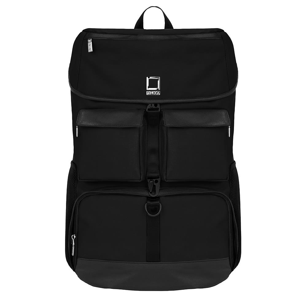Twill Canvas Travel Backpack Bag Fits up to 17.3 Inch Laptop - image 1 of 9