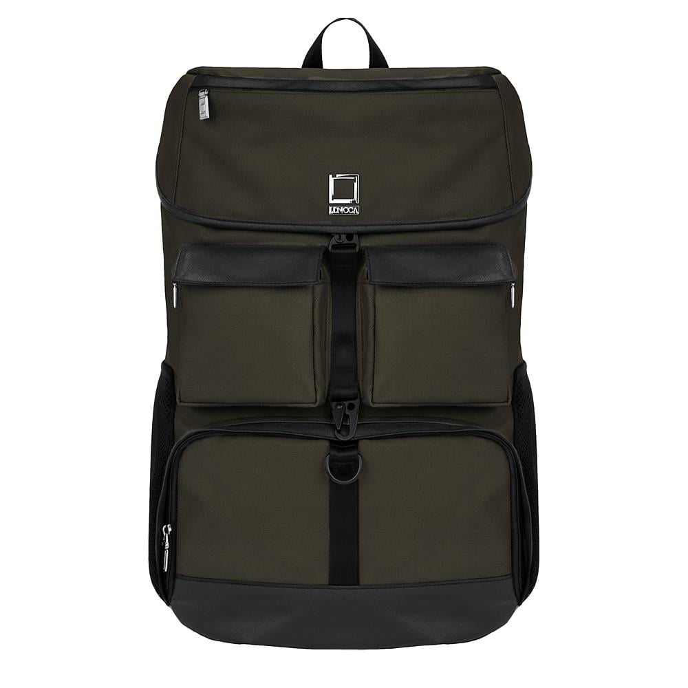 Twill Canvas Travel Backpack Bag Fits up to 17.3 Inch Laptop