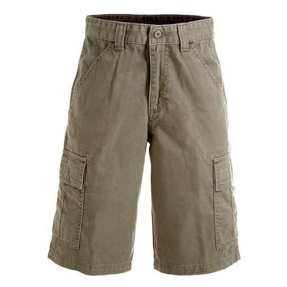 Twill Cargo Short Dark Putty