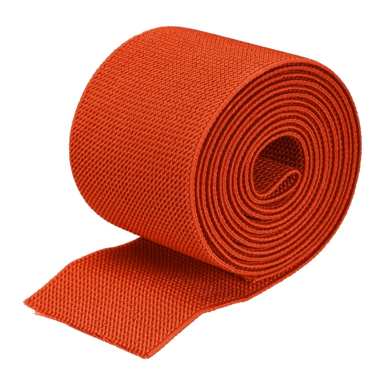 Sewing Elastic Band 1-Inch by 5-Yard Red Colored Double-Side Twill Woven Elastic