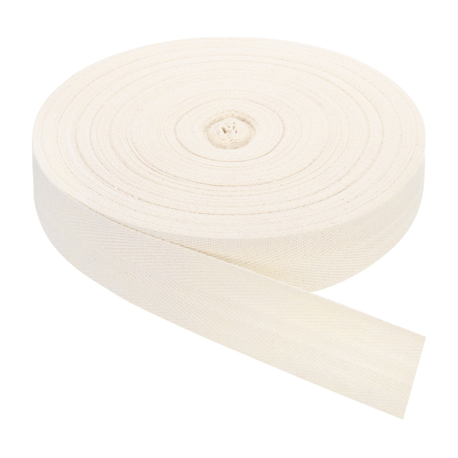 Twill Tape, 1Pack 45 Yard x 40mm - Cotton Fabric Ribbon, Roll ...