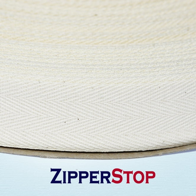 Twill Tape - White Twill Tape - 800 Yard Rolls in 1/4"- 100% Cotton