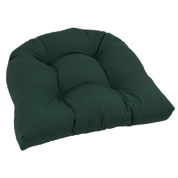 Twill U-Shaped Indoor Chair Cushion - Set of 2