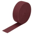thumbnail image 1 of Uxcell Twill Elastic Band Double Side 1 Roll Flat Elastic Ribbon Cord for Sewing Waistband Wine Red 1.2 Inch x 4 Yard, 1 of 6