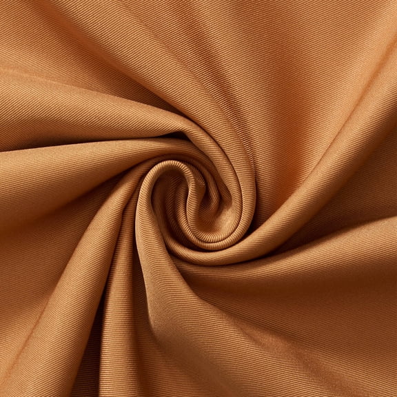 Poly Twill Fabric 58/60 Inch 170 GSM Polyester By The Yard For Sewing Apparel, Crafts, & Décor - Copper (1 Yard)