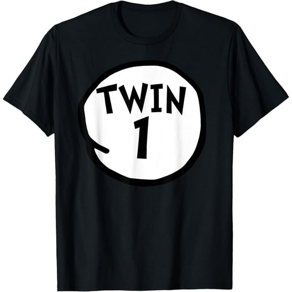 Twin 1 tee funny matching twin one T-Shirt