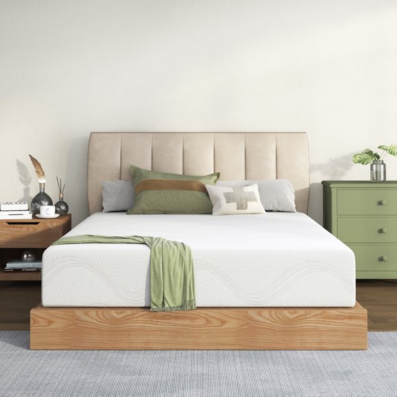 Twin 10-Inch Cooling Gel Memory Foam Mattress, CertiPUR-US Certified