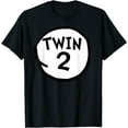 thumbnail image 1 of Twin 2 tee Funny Matching Twins Twin Two T-Shirt, 1 of 4
