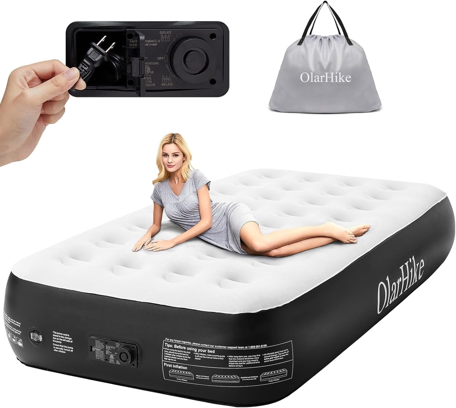 Twin Air Mattress With Built In Pump Inflatable Blow Up Mattresses twin-air-mattress-with-built-in-pump-inflatable-blow-up-mattresses