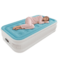 thumbnail image 1 of Twin Air Mattress with Built in Pump,Inflatable High Portable,Blow Up Air Bed for Home,Travel and Guest(Sky Blue), 1 of 11