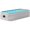 thumbnail image 1 of Twin Air Mattress with Built-in Pump - 18" Extra Thick Inflatable Bed for Camping & Home,Light Blue,3-Min Self Inflating with Carrying Bag., 1 of 9