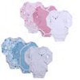 thumbnail image 1 of Twin Baby Outfits for Boy and Girl Side Snap Onesies Bodysuit Clothes Rose & Blue Newborn, 1 of 5